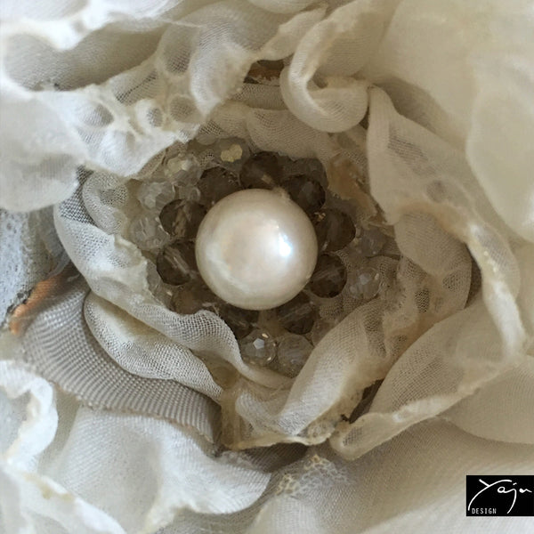 'Swan Lake' - Flower Brooch No.28