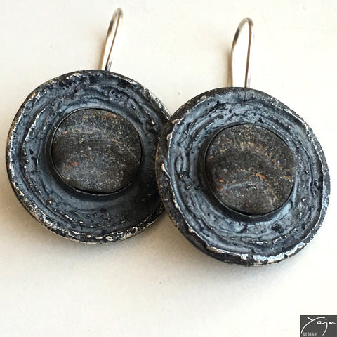 Silver & Chalcedony Earrings No.4